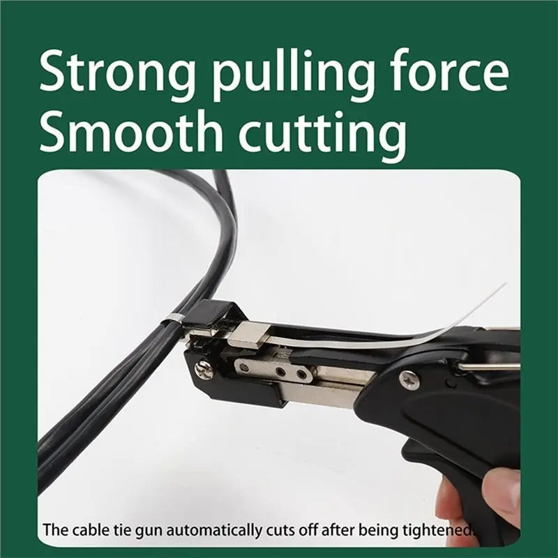 A02F-For Efficient Metal Cable Management Tool-Stainless Steel Cable Tie Tensioning Plier Qme
