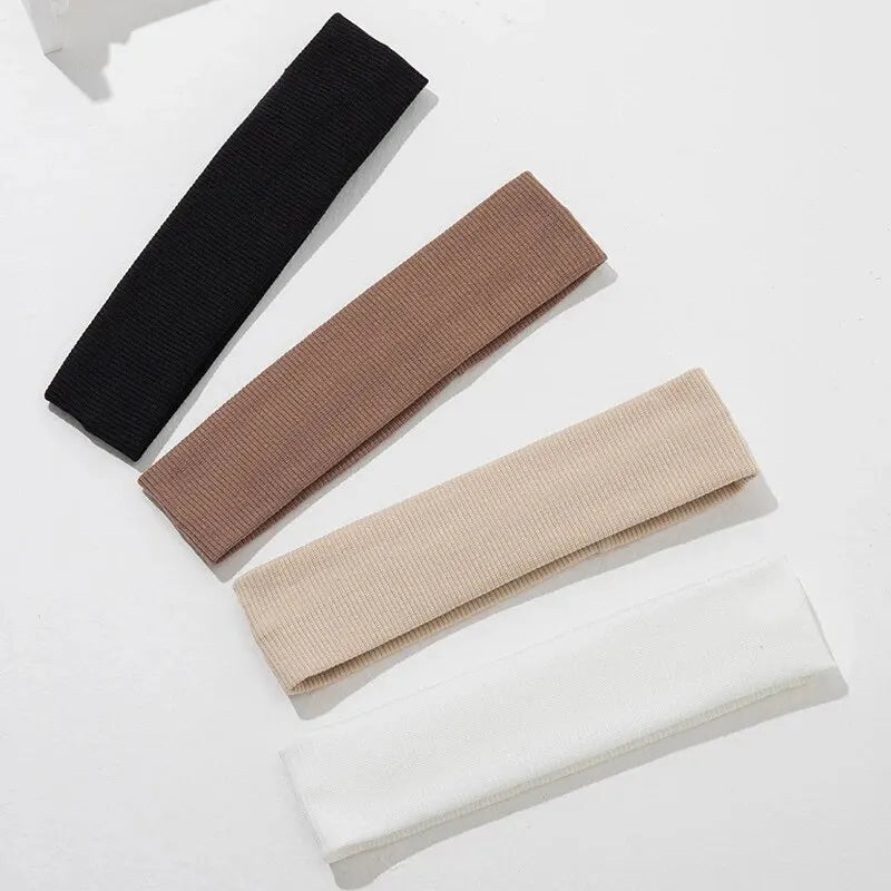 Children's Sports Headband 5X20CM Adjustable Elasticity Sweat Absorption And Skid Head Strap Sports Solid Color Headscarf 1Pcs Qme