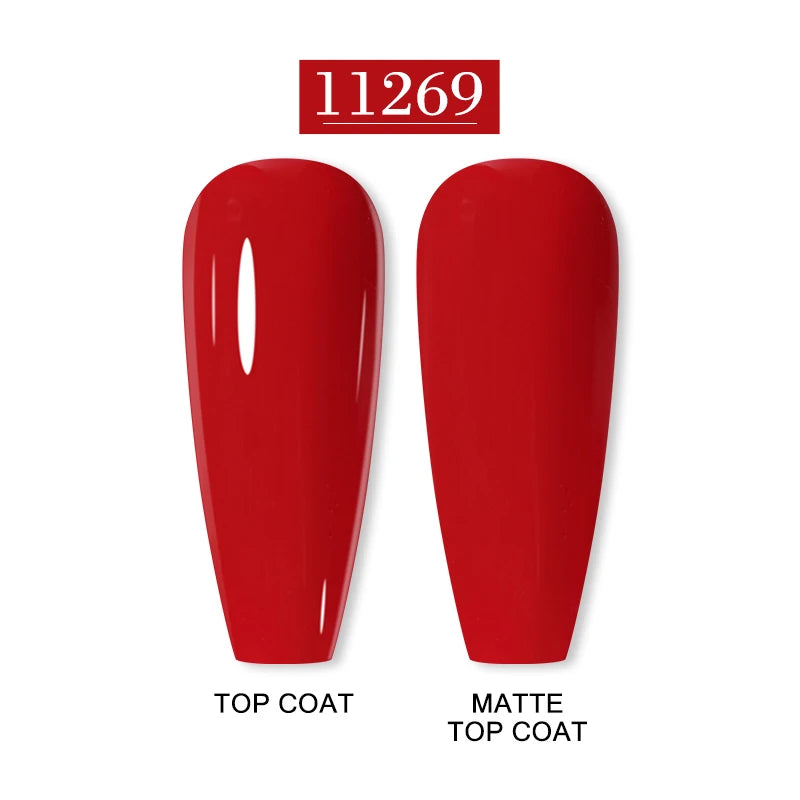Arte Clavo Nail Art Designs Matte Coat Gel Polish Winter Pink Semi Qme 11269