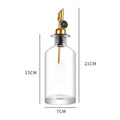 Glass Olive Oil Dispenser Bottle Seasoning Bottle Vinegar Bottle Condiment Container for Home Kitchen Stuff Kitchen Gadgets Qme 350ml