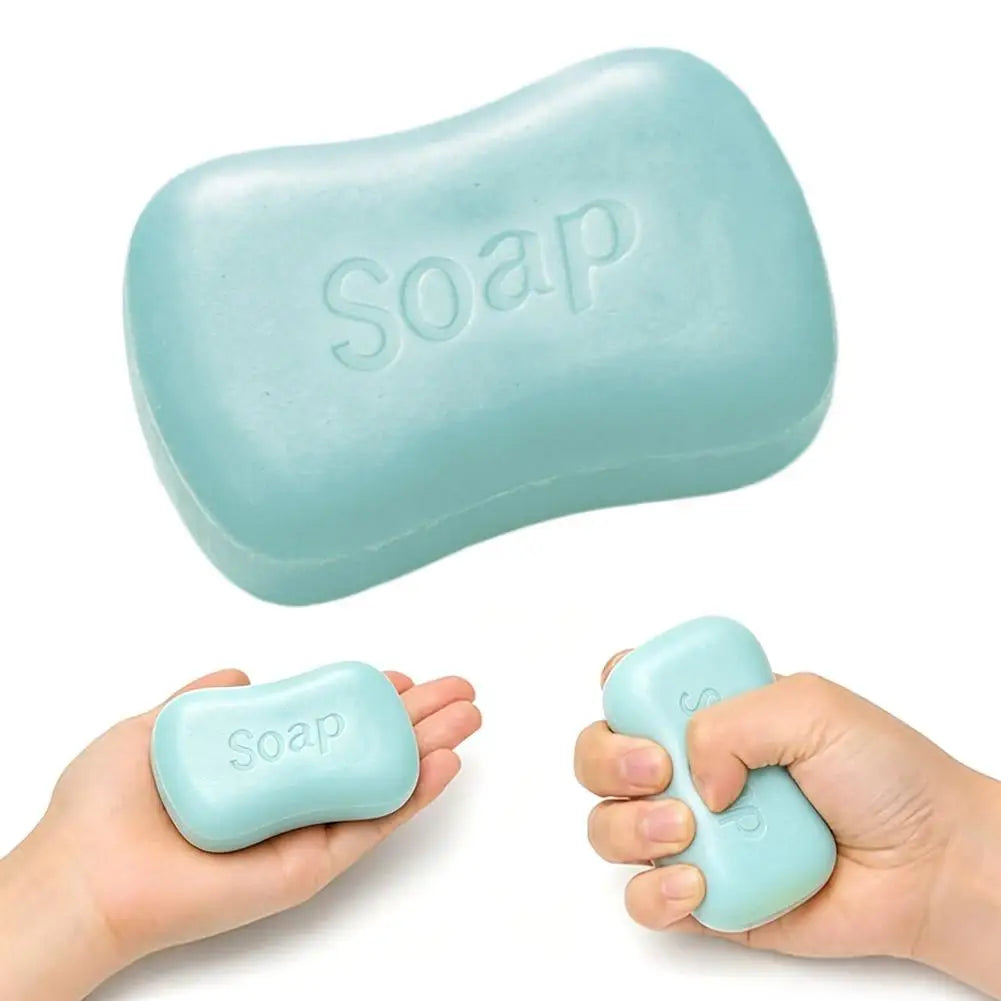 Soap Squeeze Squishy Toy Slow Rising Stress Relief Fidget Sensory Qme Blue