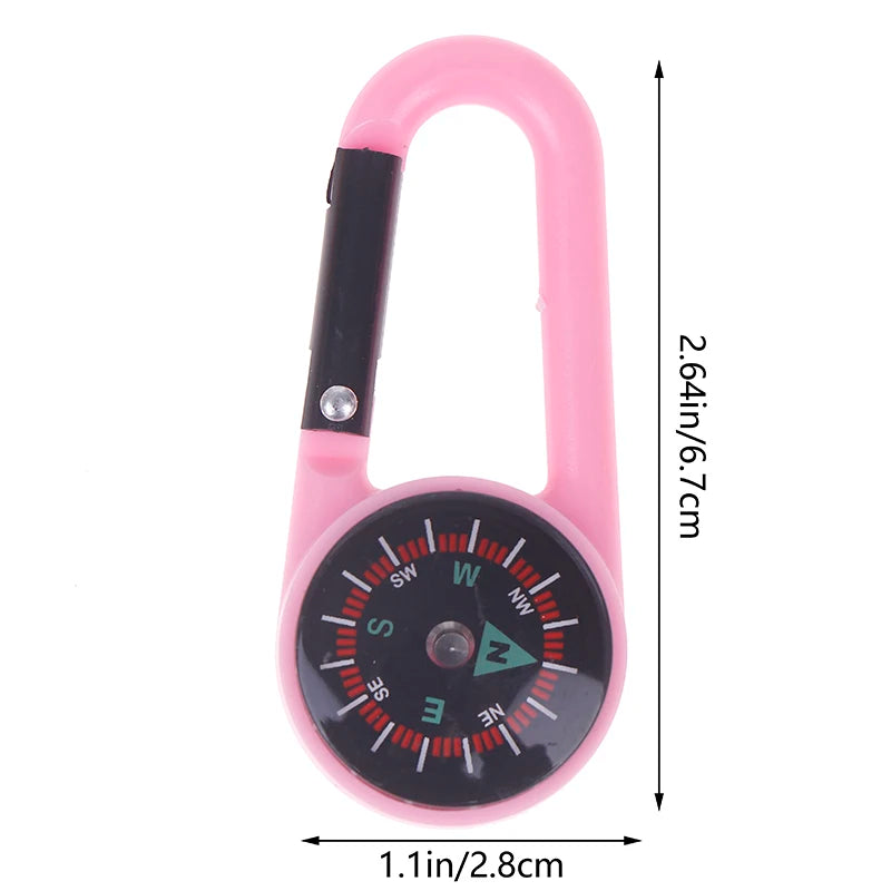 Quick Release Mountaineering Hiking Backpack Buckle Compass Outdoor Qme