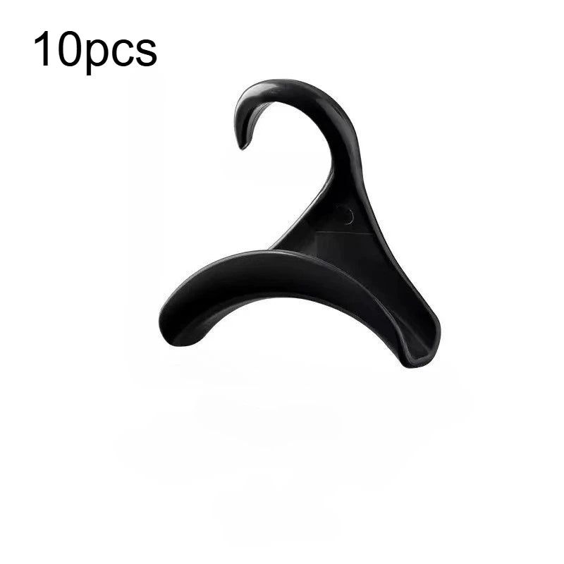 10pcs Wardrobe With Handbag Hooks, Used For Hanging And Storing Bags, Protecting The Shape And Storage Space Of The Bags Qme Black-10pcs