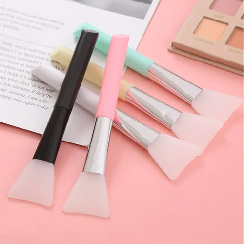 1/2/3/5-pack Silicone Facial Mask Brushes - Mild and Soft, Suitable for All Skin Types, Mud Film Brush DIY Adjusting Beauty Tool Qme