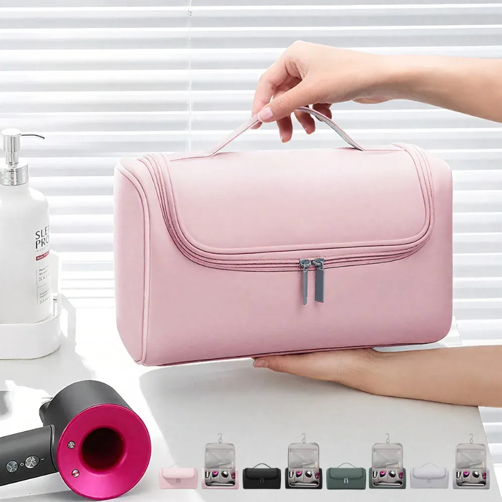 1 Hideable Hook Hair Dryer Case Waterproof Large Capacity Travel Qme
