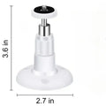 Wall Mount Bracket For Ring Indoor Cam & Stick Up 360° Adjustable Bracket Camera Outdoor High Quality Bracket Home Qme WHITE