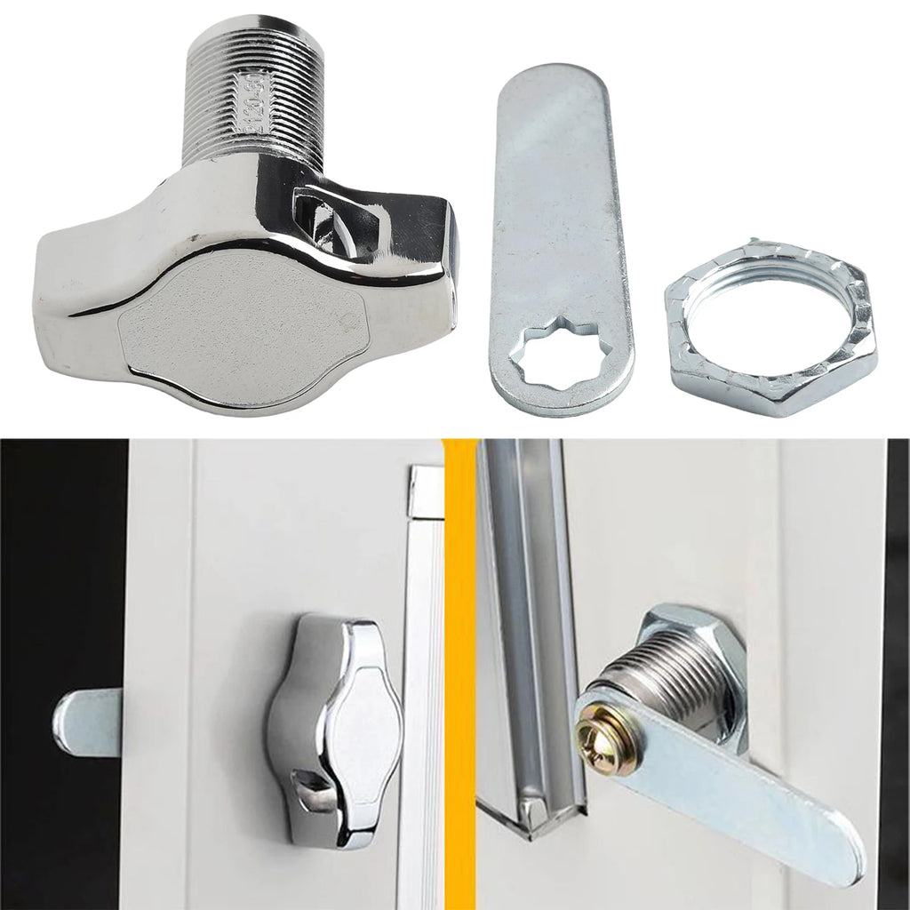 Cabinet Door Padlock Cabinet Cam Lock Keyless Mechanical Door Lock Signage Box Door Padlock 16/20/25/30mm Qme