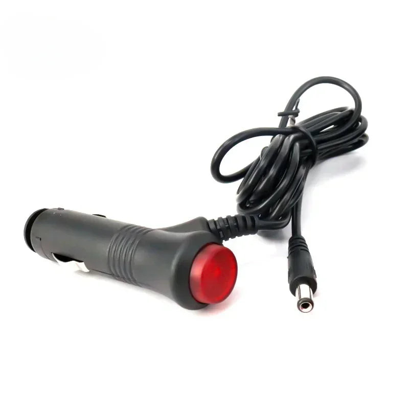 Universal DC3.5MM Charger Adapter with Switch For Auto Car DVR Camera GPS Navigation Input 12V Ouput 5V Cable Length 3.5m Qme