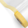 Pre-Taped Masking Film Painters Plastic with Tape for Automotive Paint Adhesive Protective Film Roll for Covering Skirting Qme 1 Roll 20M 55cm