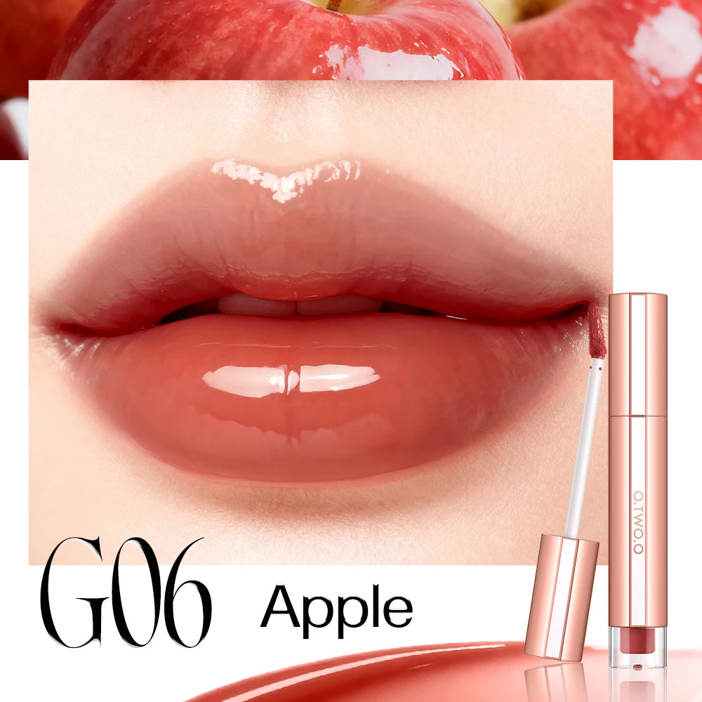 O TWO Liquid Lip Gloss Lipstick Glossy Finish High-shine Long Lasting Qme G06 China Mainland