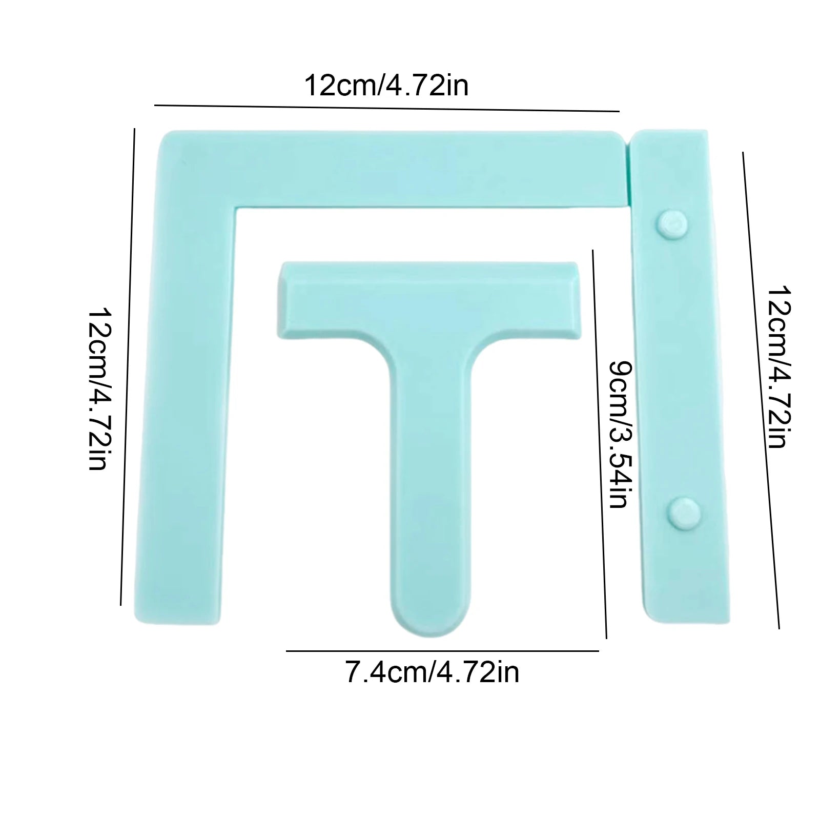 3-Piece Set Diamond Painting Alignment Ruler Diamond Art Straightening Tool Fits Square Kits for Adults Keeps Drills Aligned Qme