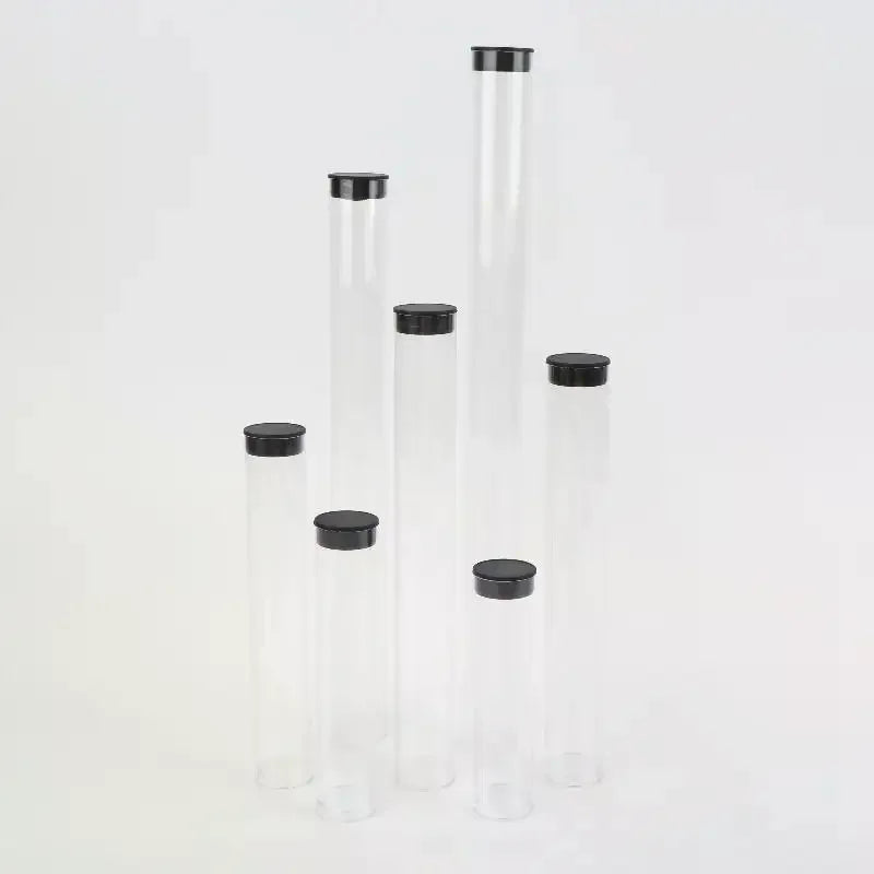 Clear Travel Toothbrush Case Storage Tubes Lids Portable Holder Qme