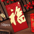 Creative Traditional Red Envelopes Paper Chinese Pocket Blessing Year Qme A2
