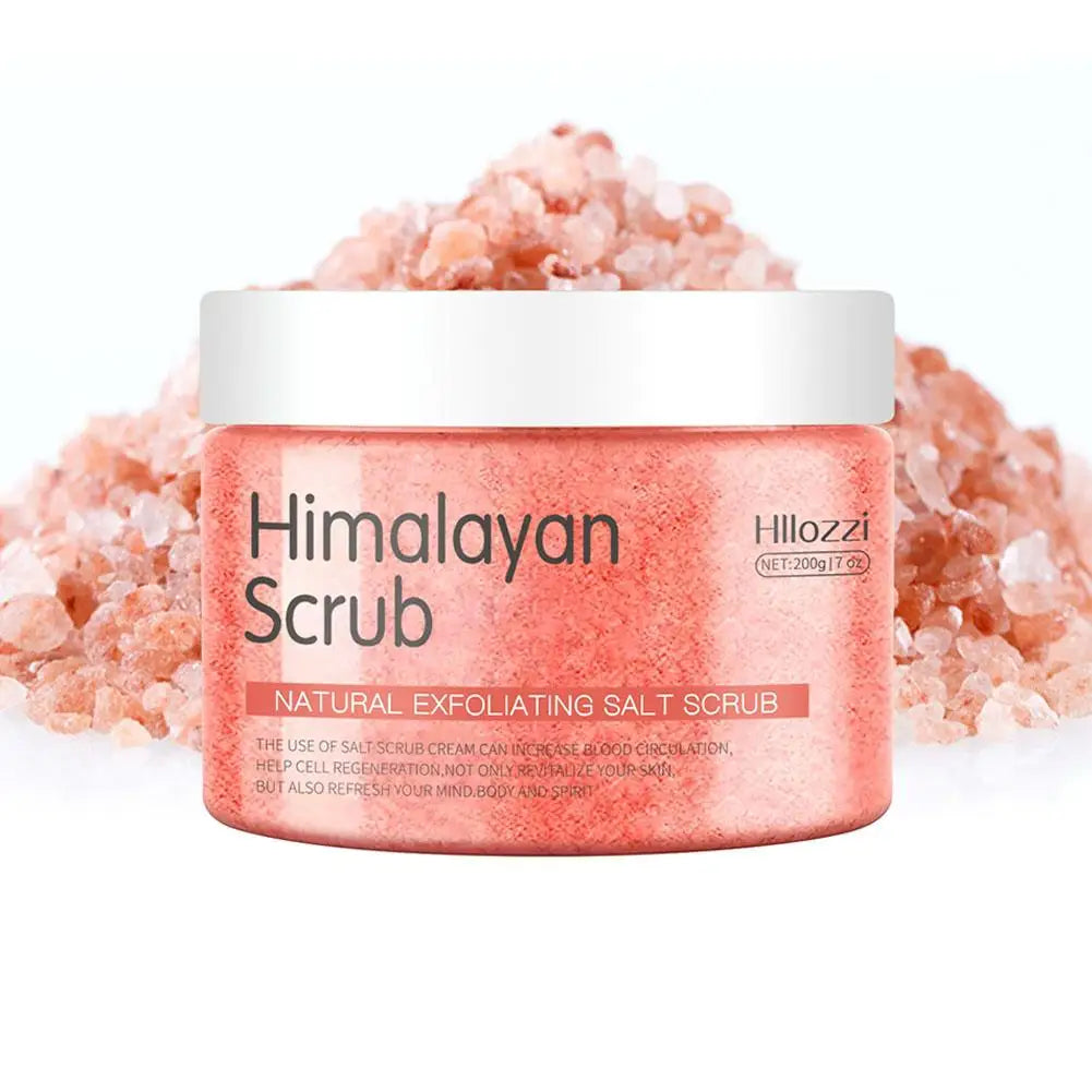 Body Scrub Exfoliating Salt Removes Dead Skin Natural Face Foot Hands Qme Himalayan Salt