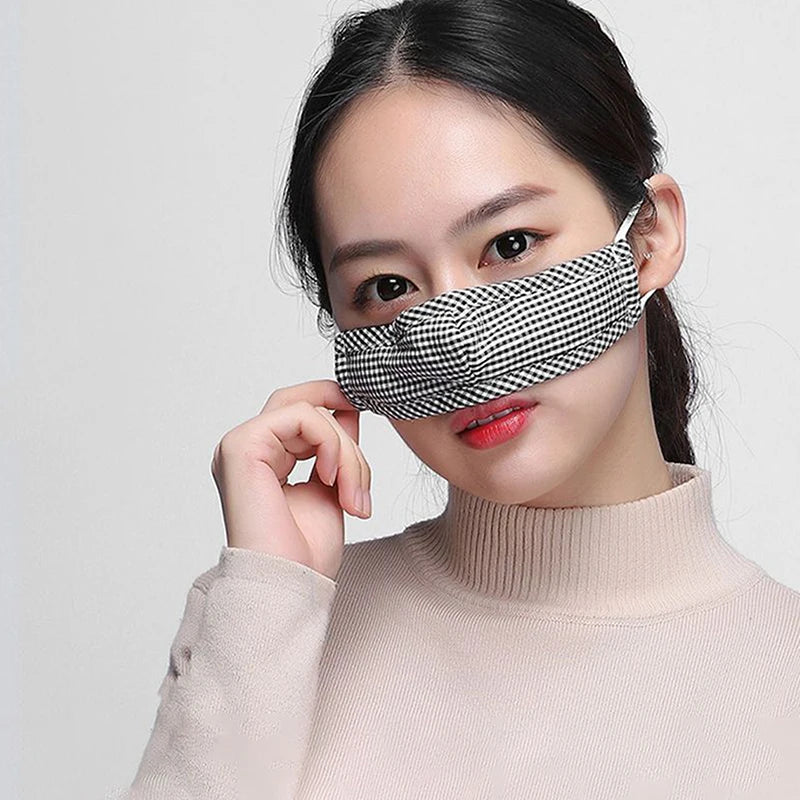 Nasal Warmer Cotton Pads Reusable Nose Mask Rhinitis Relief Cold Qme
