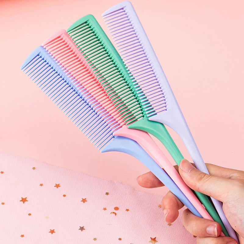 Simple Hair Styling Comb Pointed-tail Hairdresser's Tool Slicked-back Qme