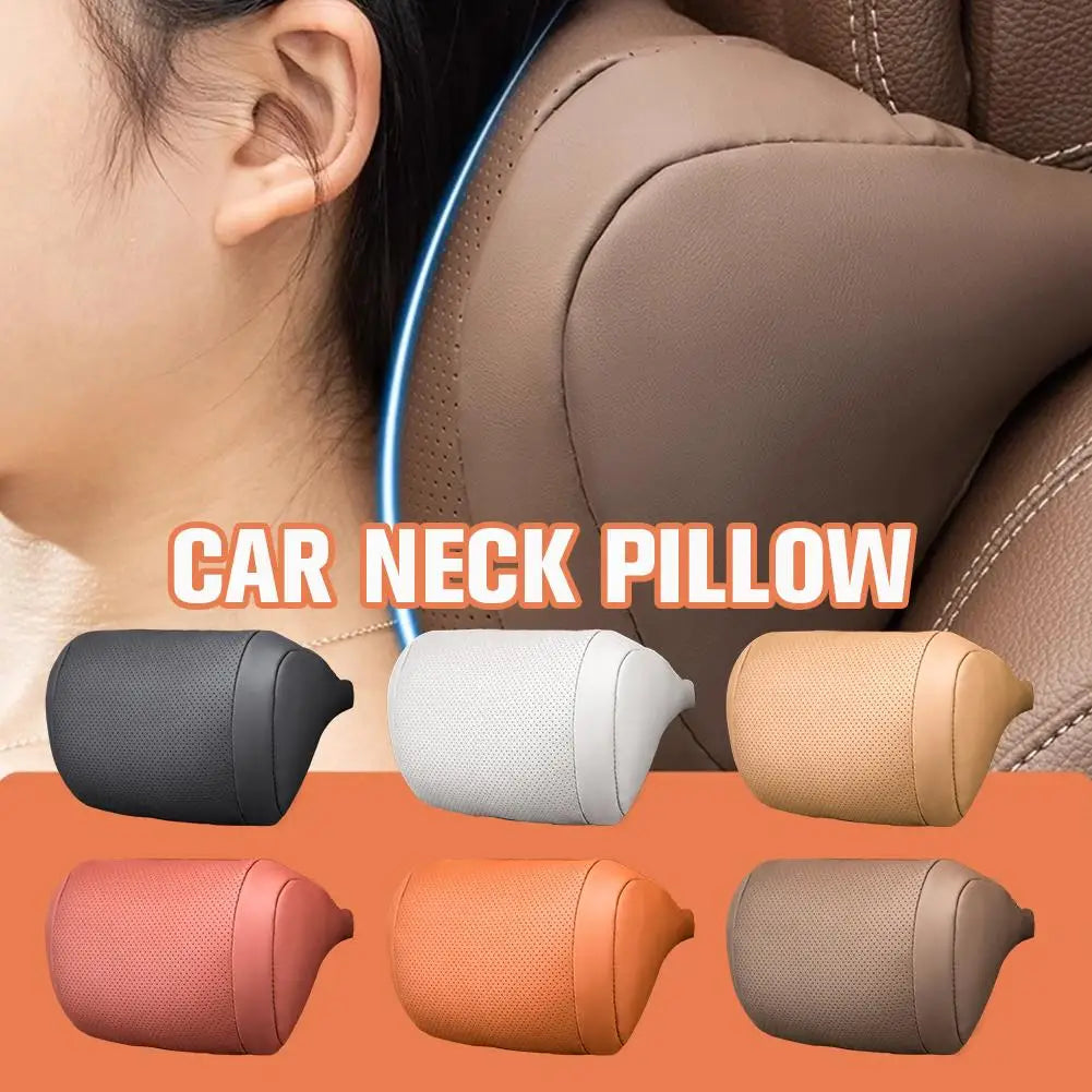Car Seat Headrest Universal Travel Rest 3D Neck Pillow Protect Neck Soft Fluffy Comfortable Neck Rest Car Accessories Qme