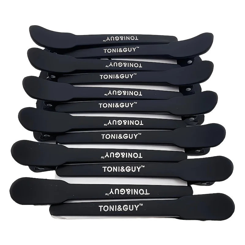 Professional Hairclip, Used for Styling Segmentation, Silicone Tape, Curling Iron Without Crease, Suitable for Salon and Home Ha Qme