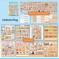 1 Book Pixel Art Mini Diorama Stickers, Cute Healing Scenes, Fun Relaxing Crafts, Ideal for Students & Office Workers Qme B