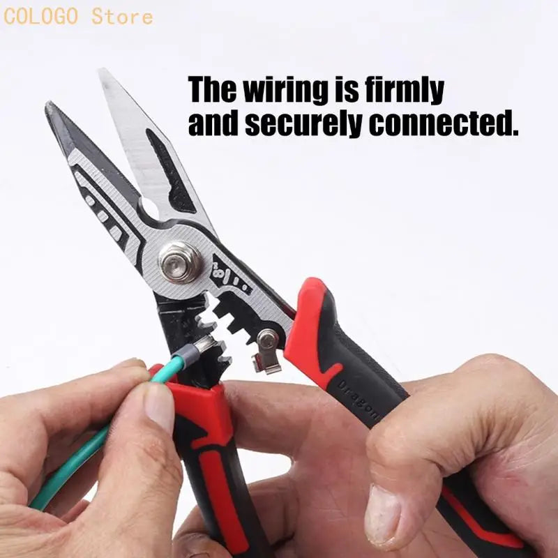 Wire Stripping Pliers Manual Hand Tool Pointed Grip Head Nonslip Qme