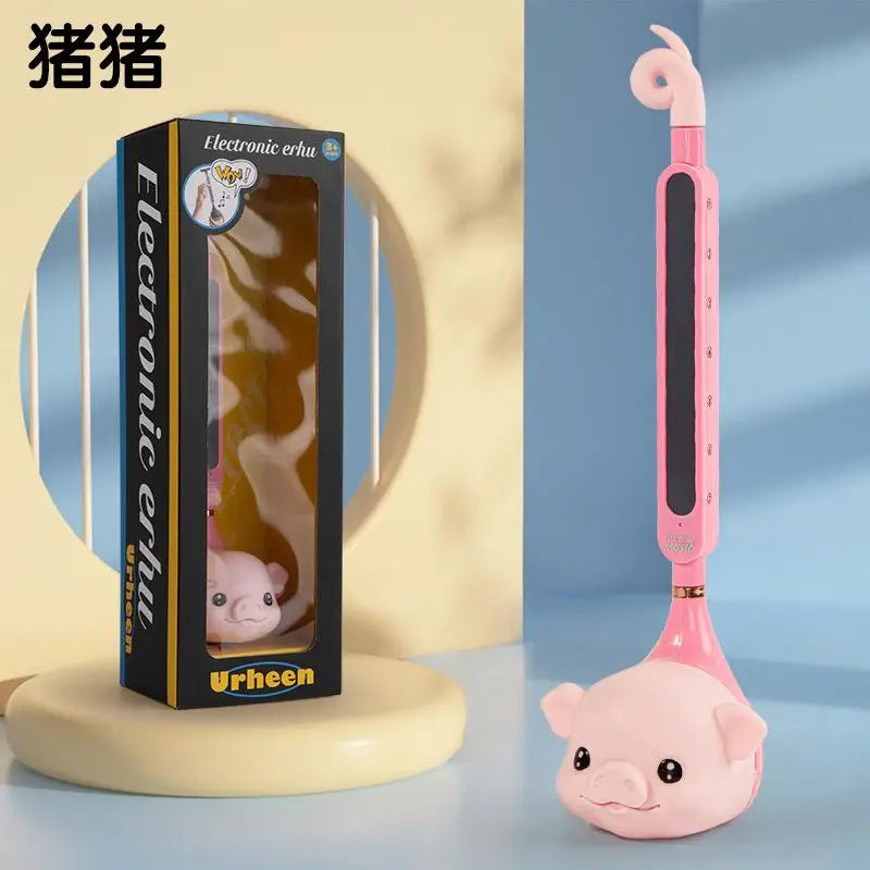 Otamatone Japanese Electronic Musical Instrument USB Charging Music Qme Pink
