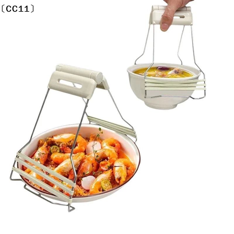 Household Heat-resistant Silicone Non-slip Bowl Plate Grabber Food Qme