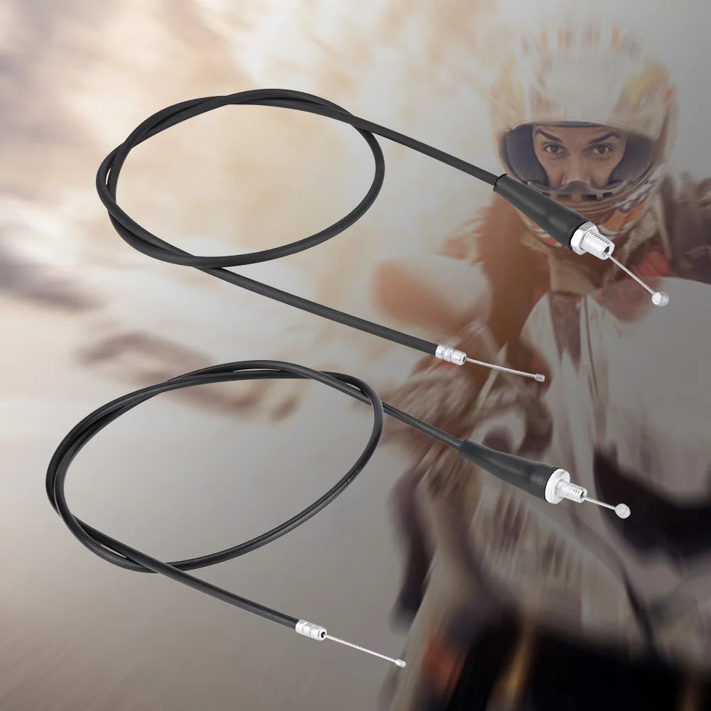 110cm Straight Head Motorcycle Throttle Oil Cable Line for Pit Dirt Motor Trail Bike Motocross Throttle Line Throttle Cable Qme