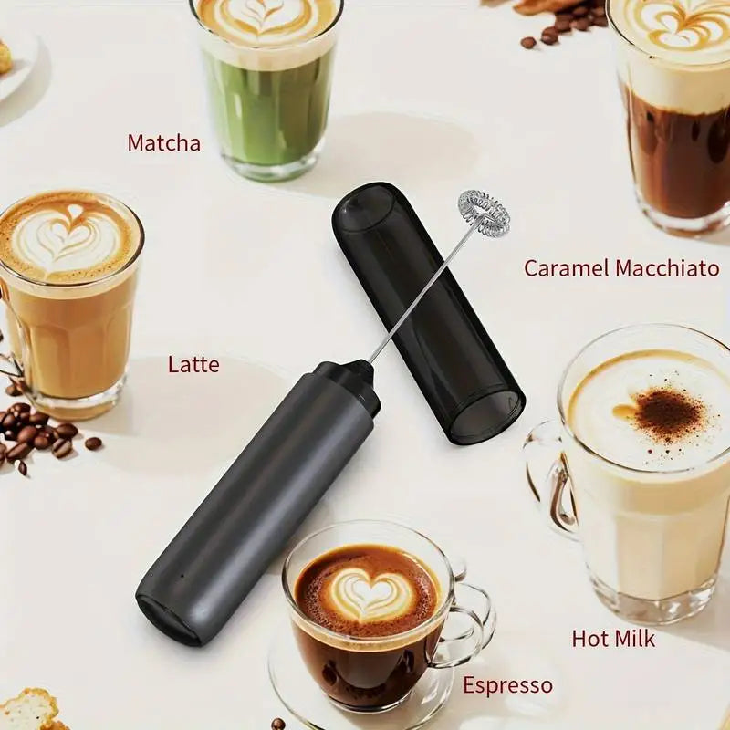 Wireless Milk Foamer Coffee Whisk Mixer Electric Blender Egg Beater Mini Frother Handle Stirrer Cappuccino Maker Cooking Tools Qme