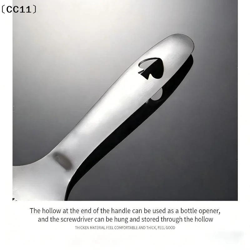Multifunctional Potato Masher Slotted Spoon Egg Separator Durable Qme