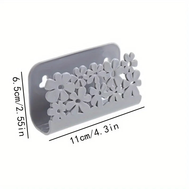 1pc Easy to Install Multipurpose Sink Caddy with Sponge Holder for Kitchen Sink Organize and Store Kitchen Essentials with Ease Qme