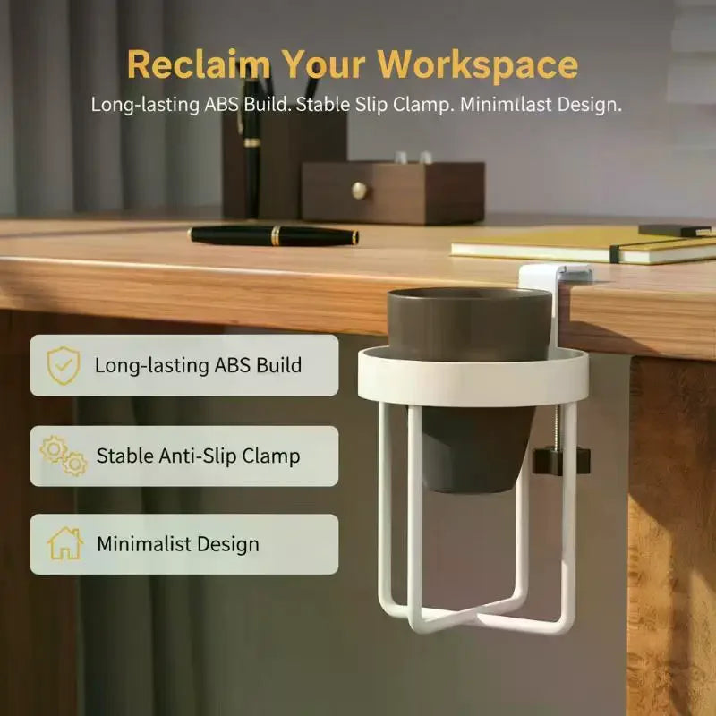 Fixed Water Cup Holder Office Desktop Storage Clip Qme