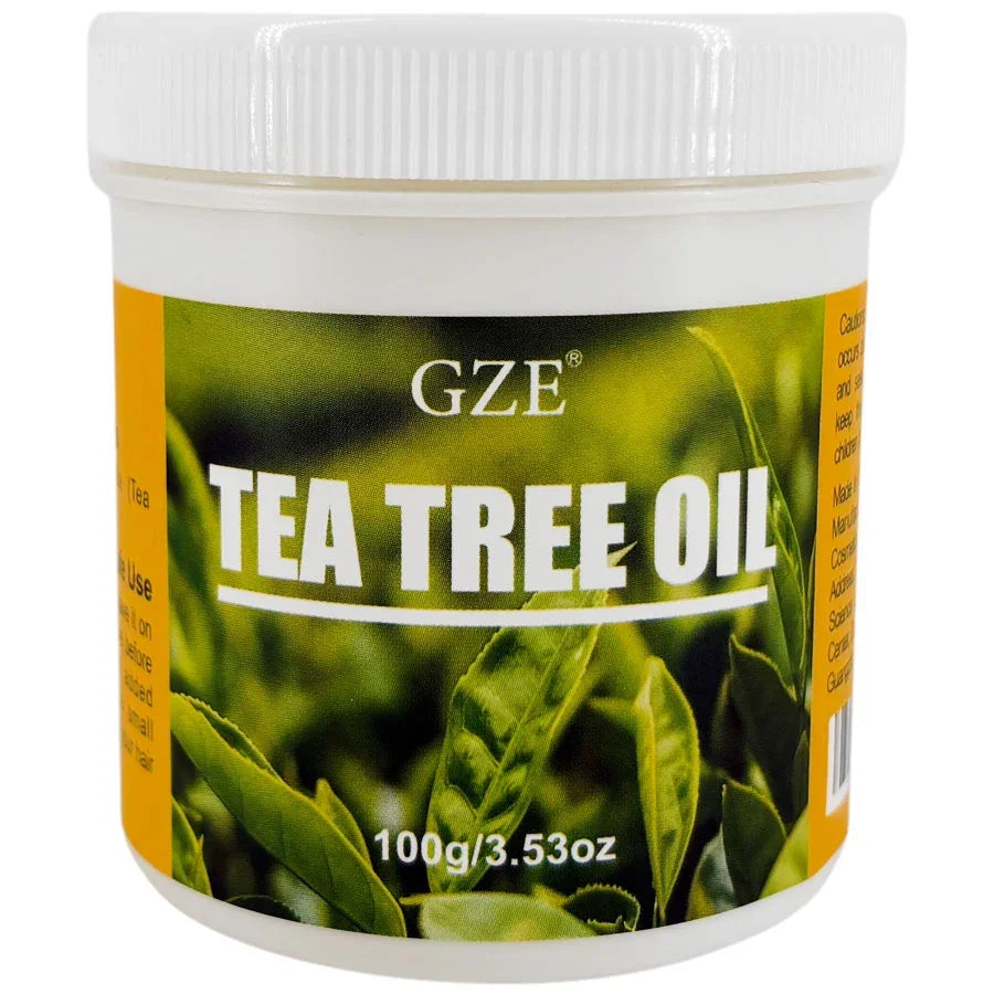 GZE Tea Tree Oil Hair Oil Remove loose dandruff flakes Qme Tea Tree Oil