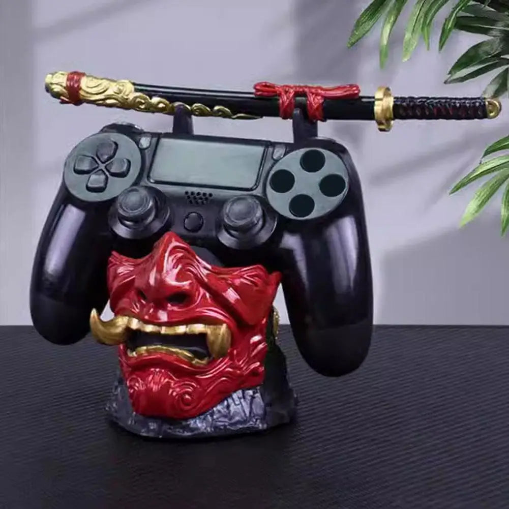 For Gaming Controller Holder One More Life Controller Holder Figure Headphone Stand For PS5/4 Gamepad Bracket Qme