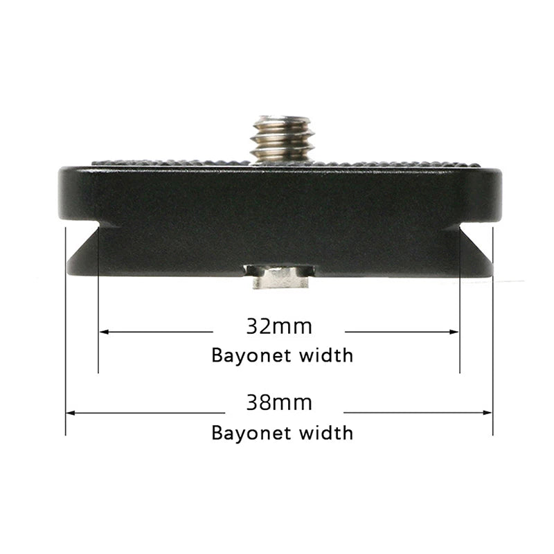 1 4 Screw Tripod Quick Release Adapter Aluminum Alloy Designed Qme