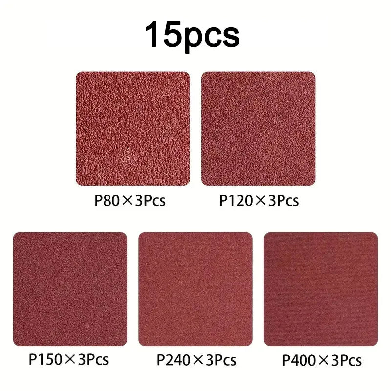 15pcs 3x21(75x533) Inch Sanding Belt Sanding Paper Suitable For Sanding Machine Grinding Woodworking Metal Polishing Qme