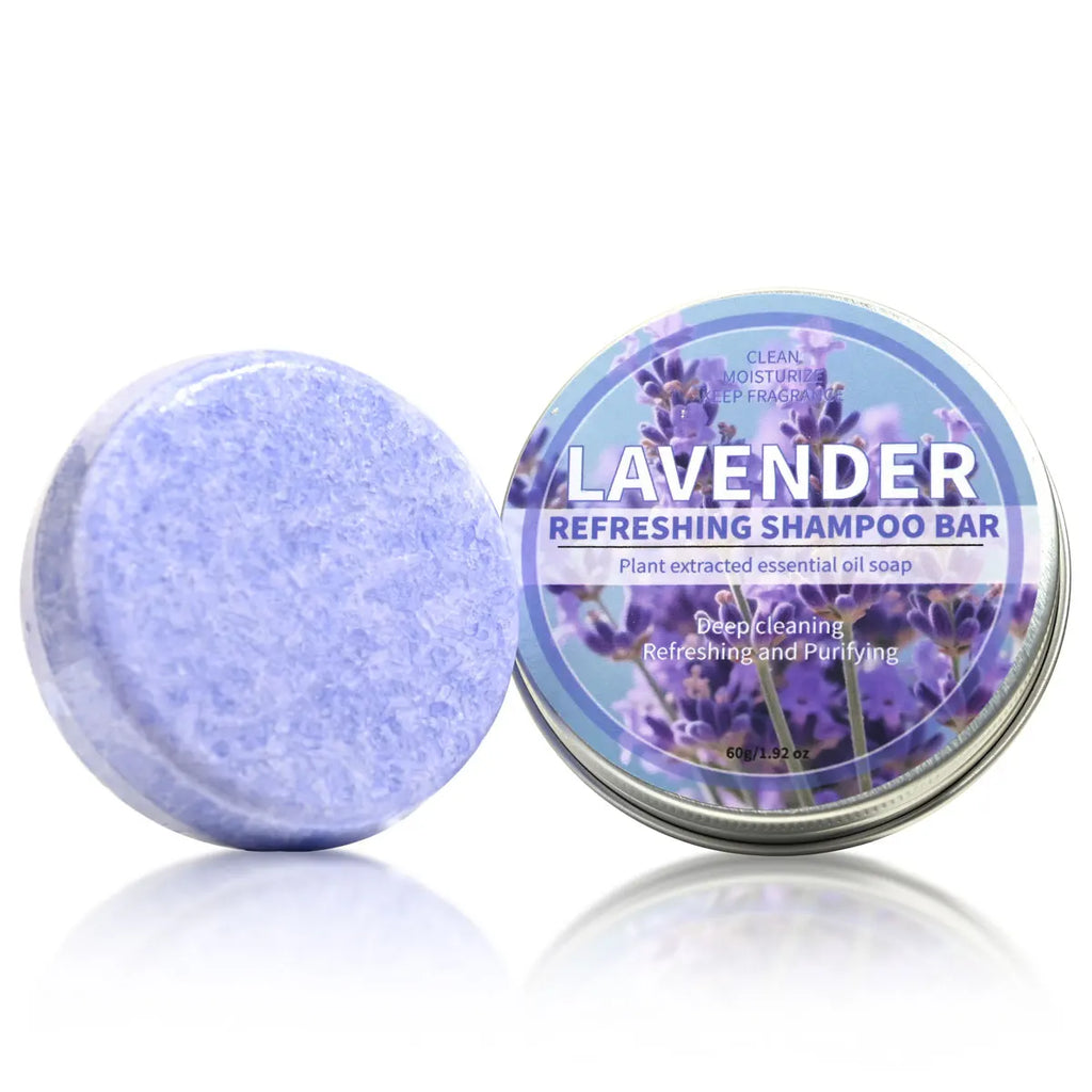Lavender Essential Oil Shampoo Bar Plant Extract Essence Deep Qme