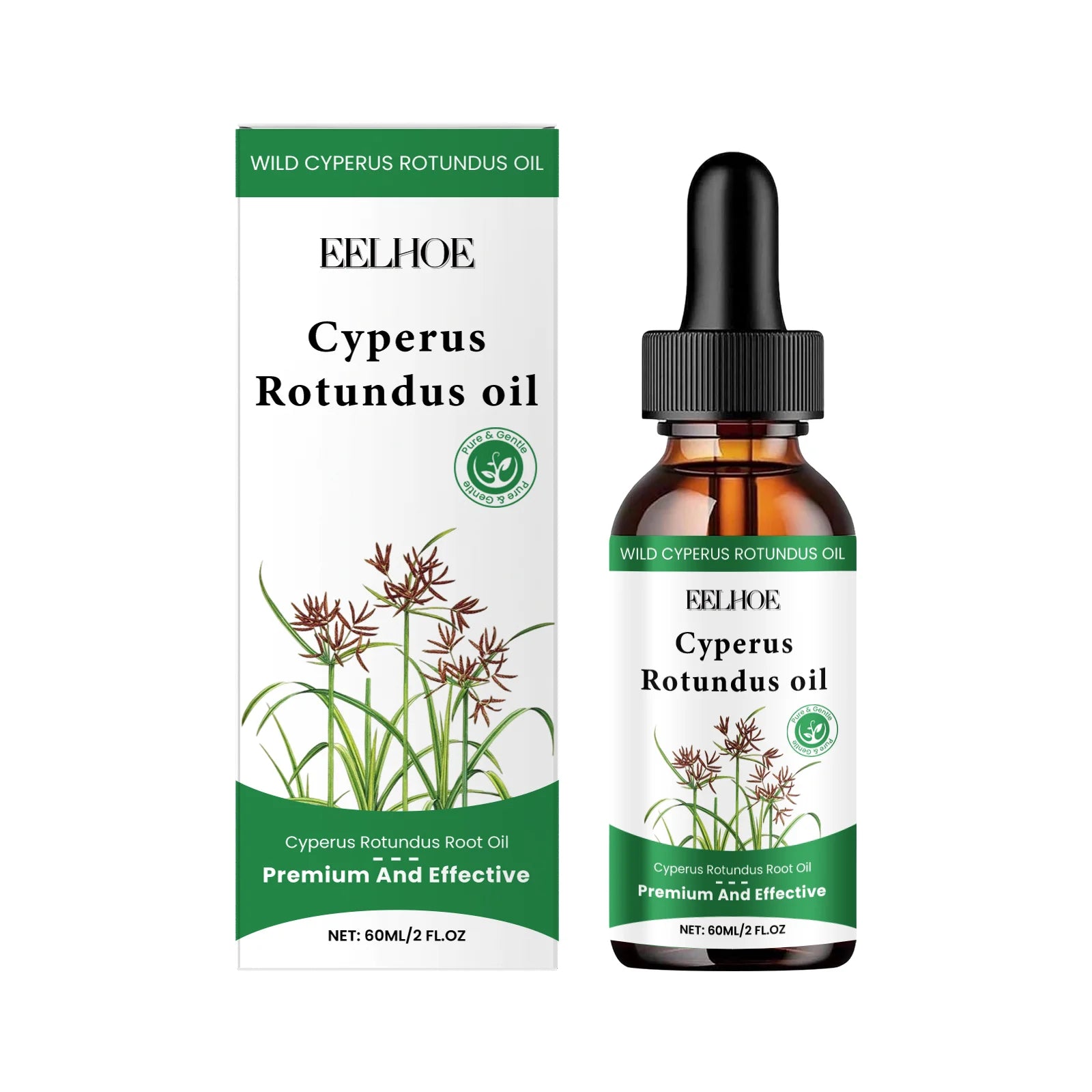 60ml Cyperus Rotundus Oil Gentle Hair Removal Care Oil Body Hair Inhibitor Serum Moisturizing Nourishing Natural Cypress Oil New Qme 60ml Boxed