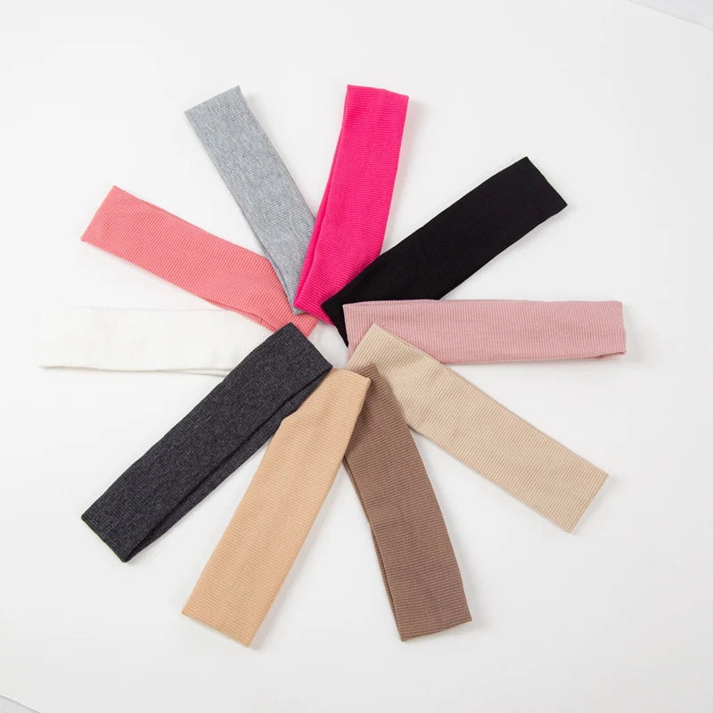Unisex Headband Sports Elastic Running Hair Bands Yoga Hairband Women Qme