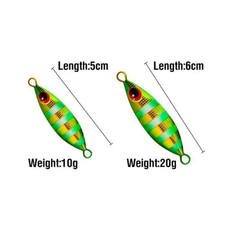 Metal Jig Spoon Lure Artificial Bait Shore Slow Jigging Hard Bass Qme