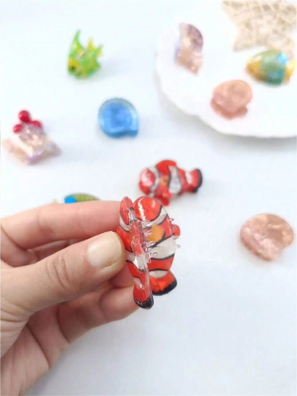 Animal Design Elegant Acetate Hair Claw Accessory Suitable Daily Wear Qme
