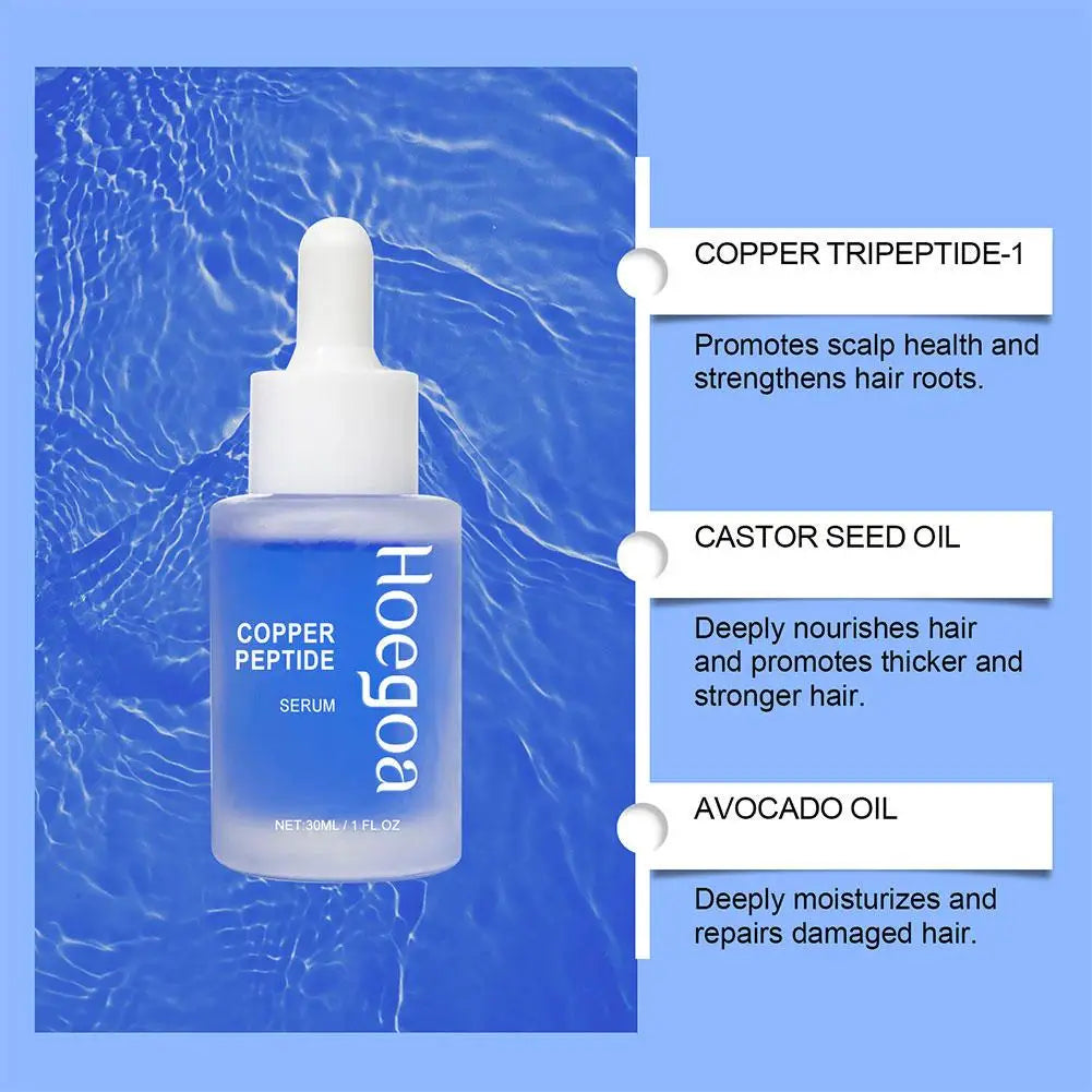 Copper Peptide Hair Density Serum Deep Nourishment Moist Damage Qme
