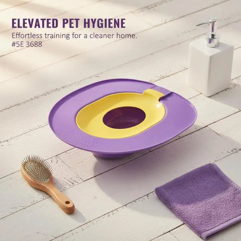 Reusable Cat Sandbox Toilet Seat Training Toolcat System Teach Use Qme