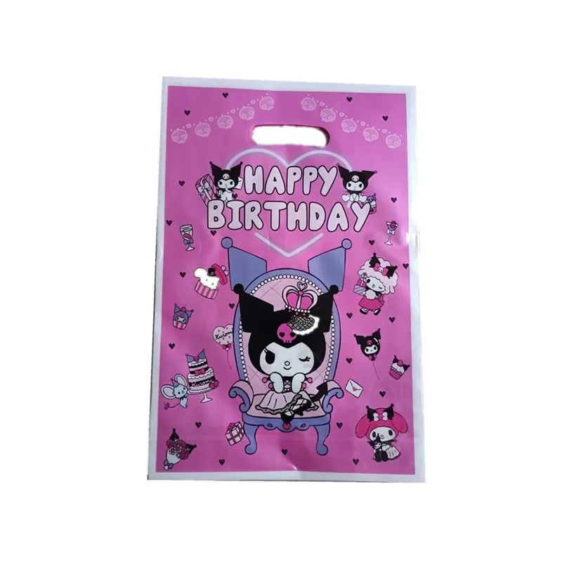 Hello Kitty Kuromi-themed Birthday Party Decorations Balloons Paper