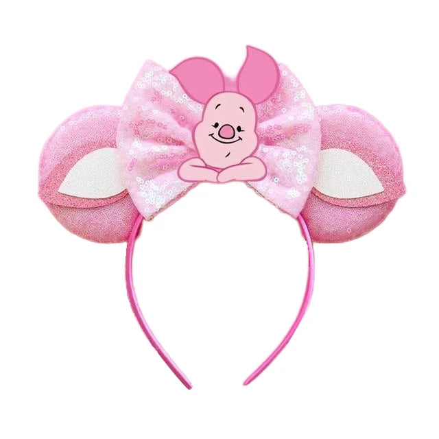Mickey Mouse Headband Bee Winnie the Pooh Bear Hair Bands For Women Tigger Ears Hairwear Eeyore Hairband Piglet Hair Accessories Qme Headband 2