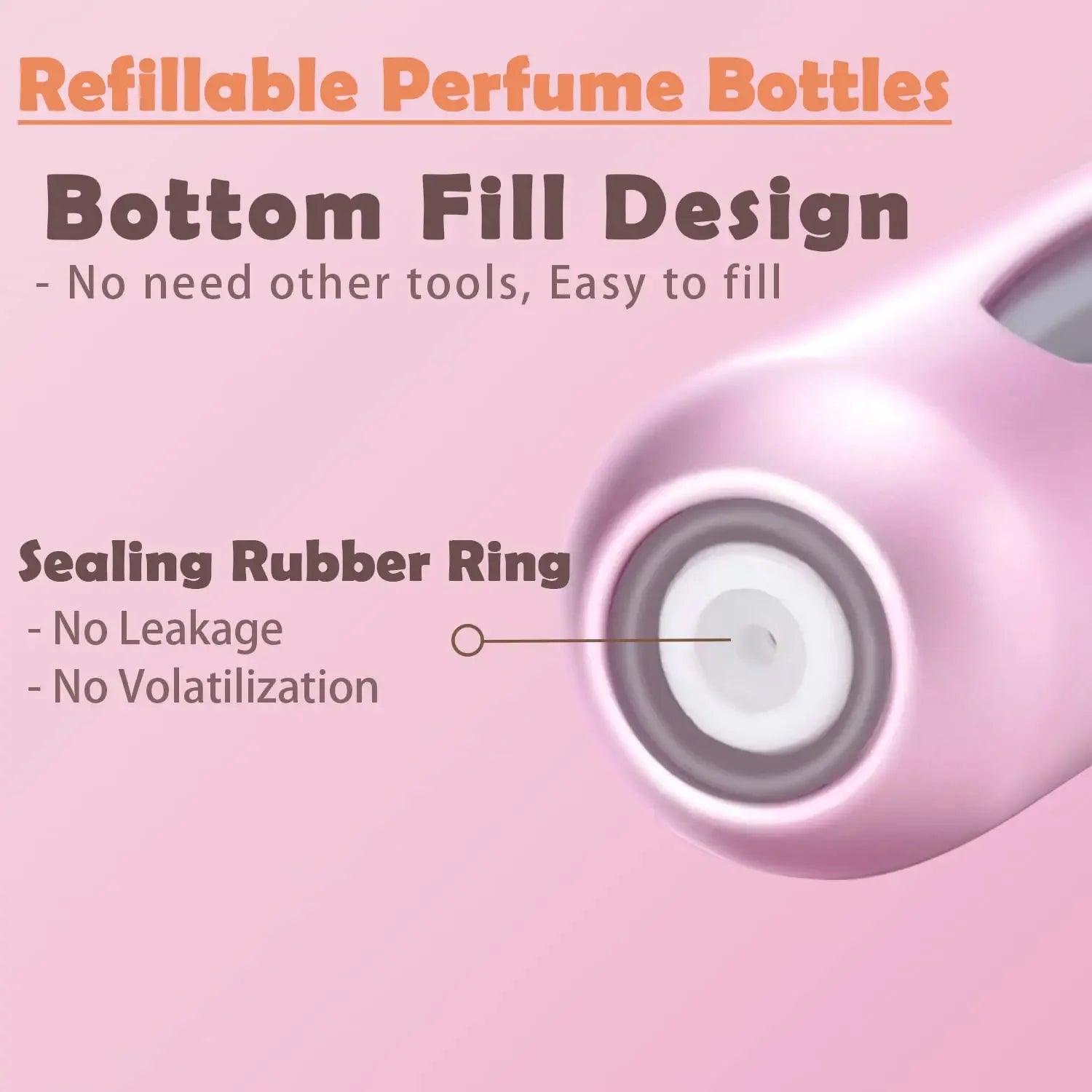 5ml Portable Perfume Travel Spray Bottle Atomizer Refillable Bottom Filled Empty Perfume Sprayer Cosmetic Containers Atomizer Qme