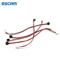 ESCAM 50pcs Mini Mic Sound Monitor Audio Pickup Device High Sensitive Tiny Microphone for CCTV Security Camera CCTV Microphone Qme Default Title