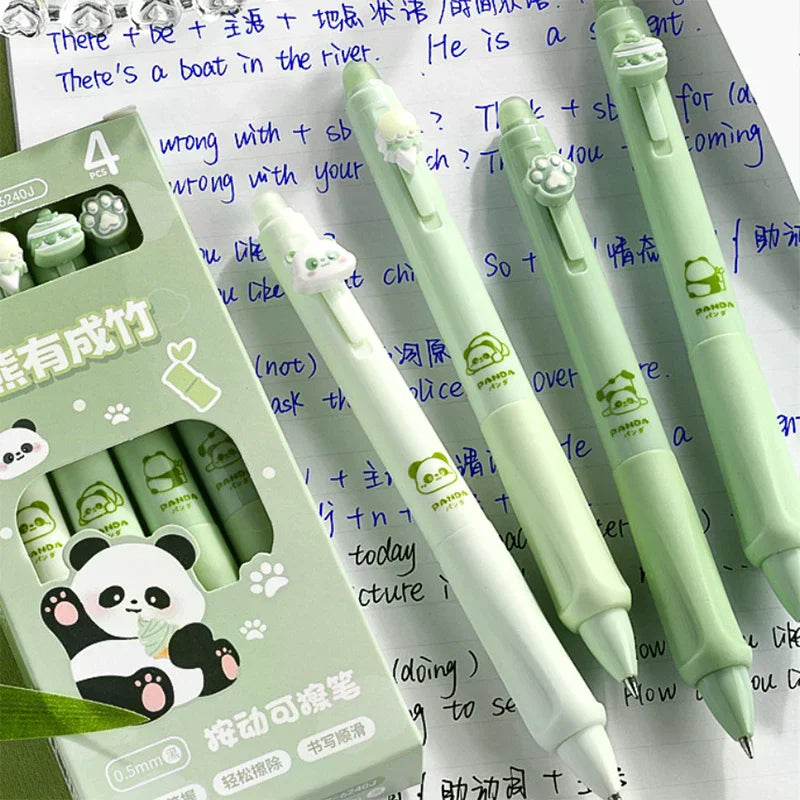Box Cartoon Cute Erasable Gel Pen Creative Aesthetic Thermal Eraser Qme