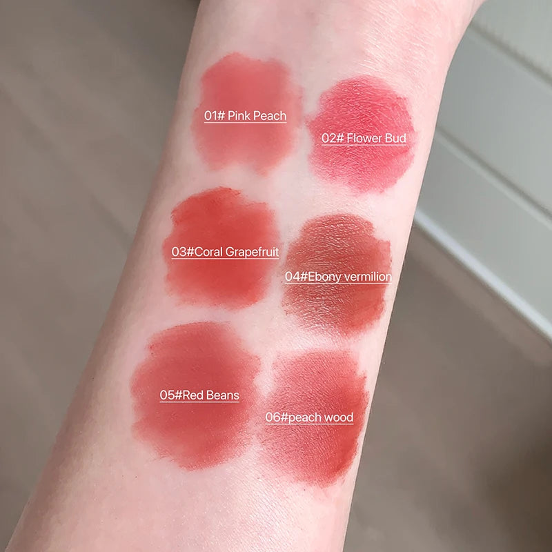 Gege Bear Velvet Matte Lip Cream Fall Winter Long-wear Colorful Mud Qme