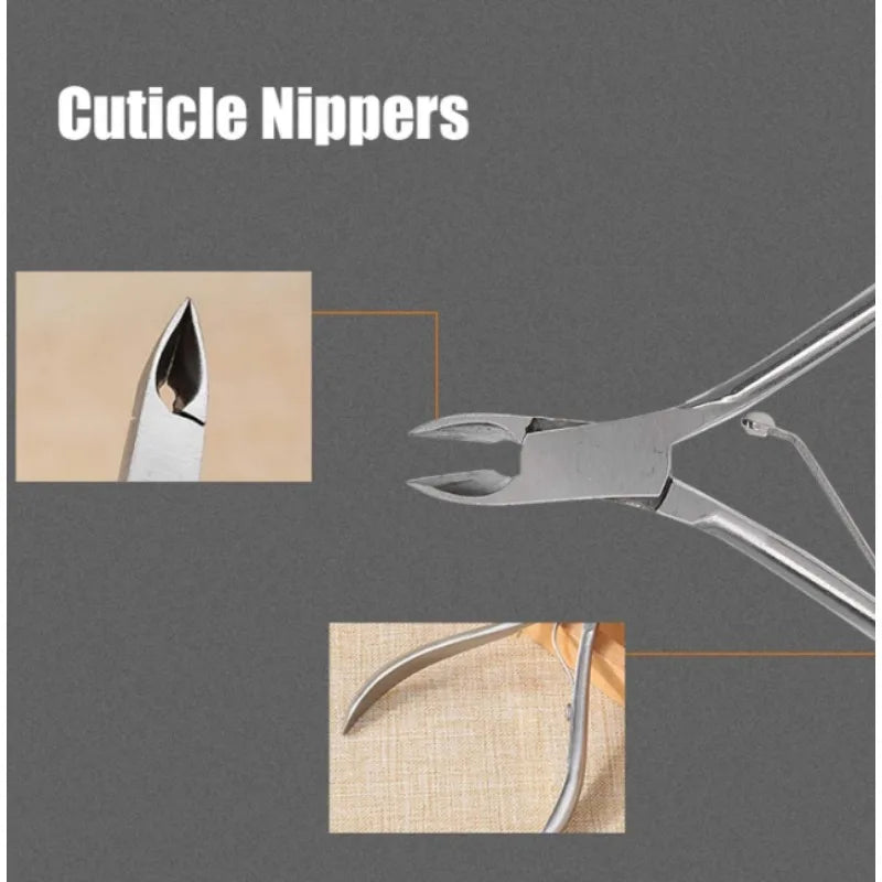 Cuticle Nippers Stainless Steel Nail Dead Skin Clipper Portable Toe Qme