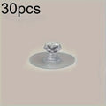 Self Adhesive Cabinet Drawer Handle Without Drilling Transparent Acrylic Handle Hook Window Opener Suitable for Kitchen Cabinets Qme 30pcs